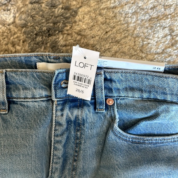 Loft The Straight High Rise Jeans - size 28 - NWT - Picture 5 of 5
